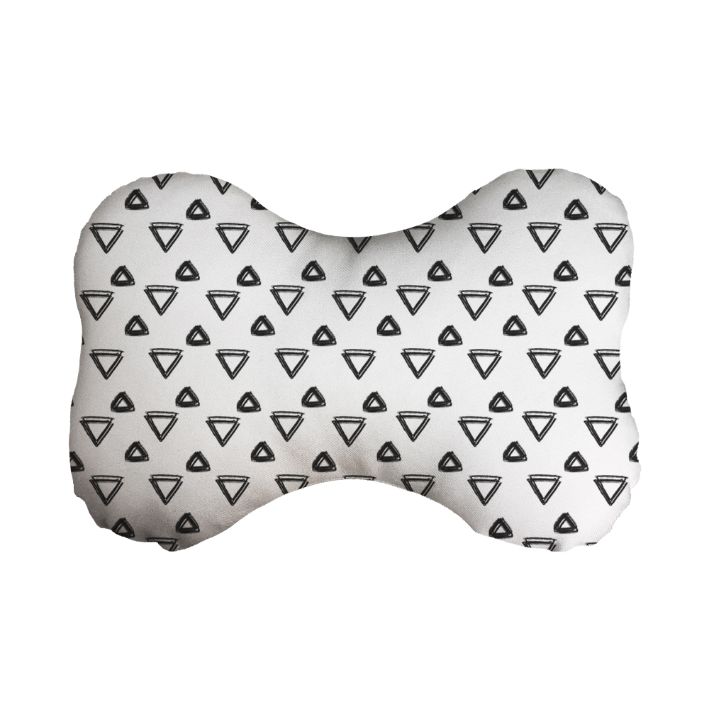 Подушка-подголовник Shabu Кляксы — треугольники