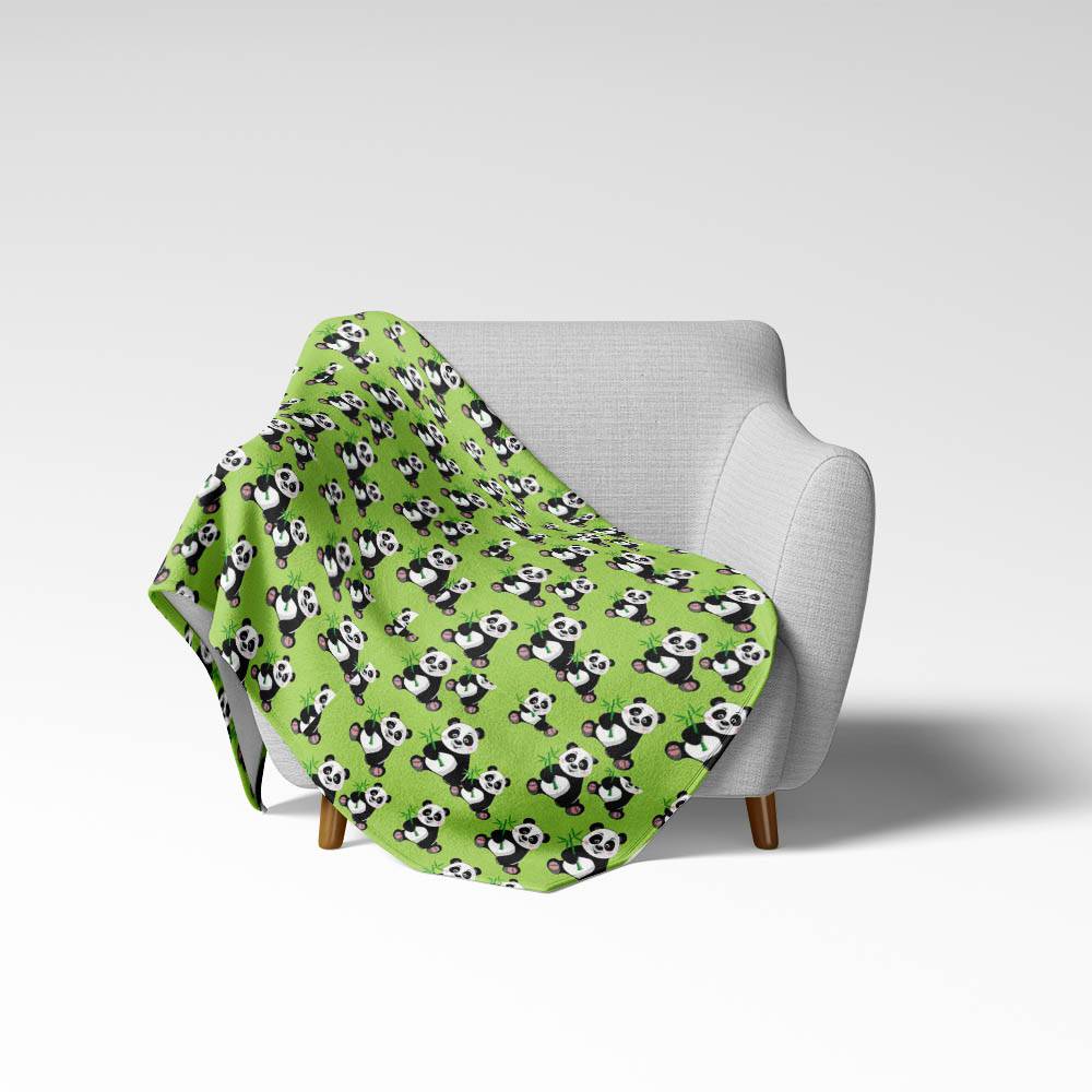 Флисовый плед Shabu Семья панд