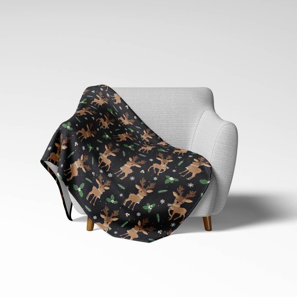 Флисовый плед Shabu Маленькие оленята