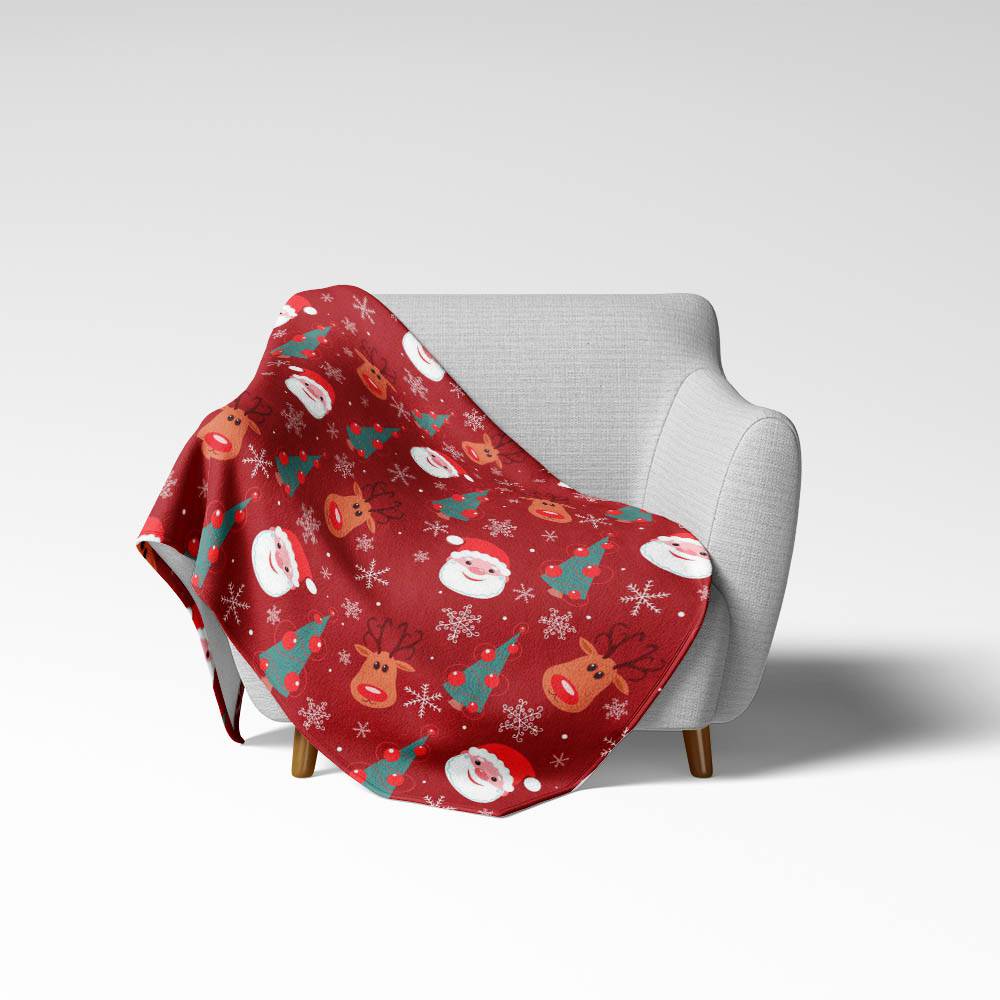 Флисовый плед Shabu Праздник к нам приходит