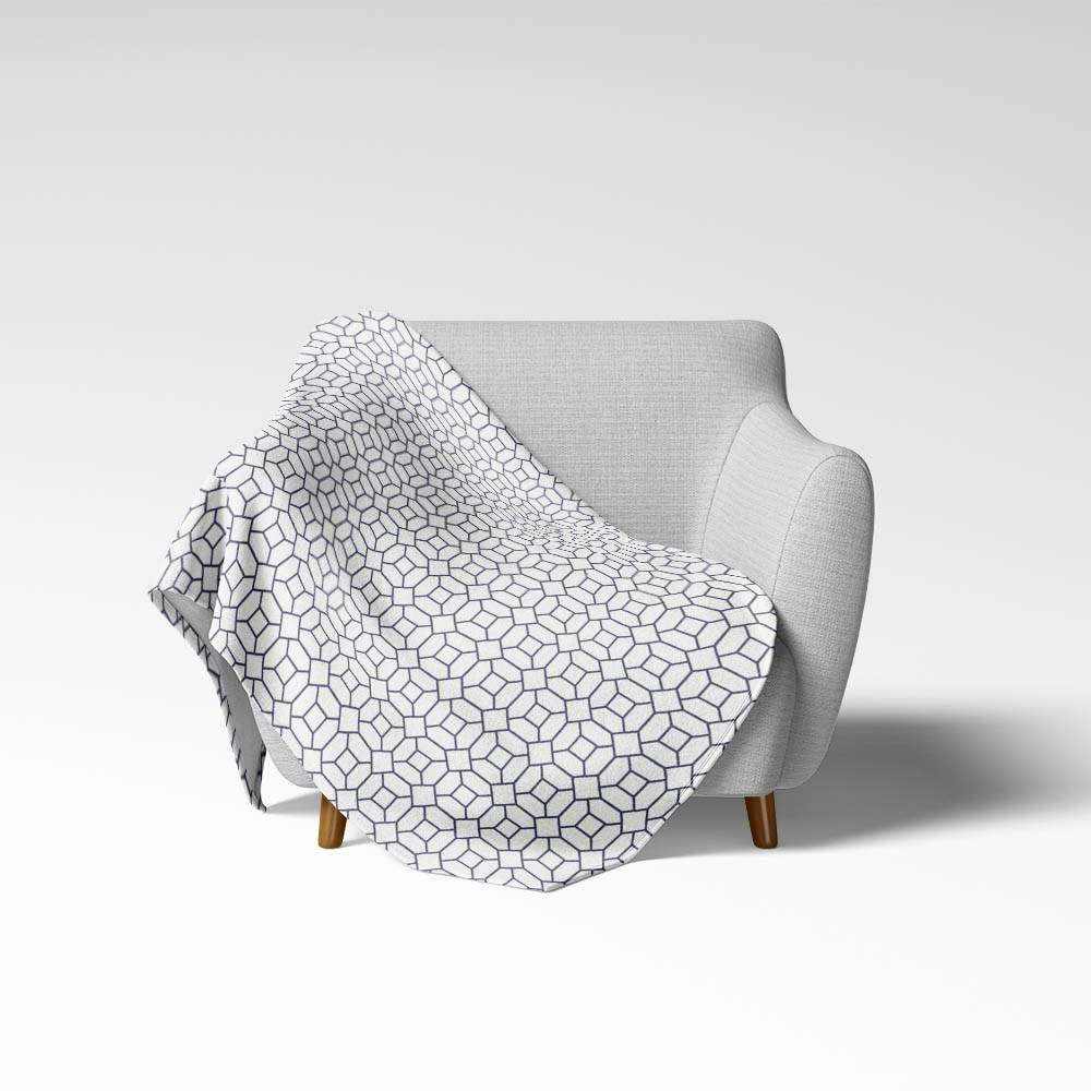 Флисовый плед Shabu Прозрачный витраж