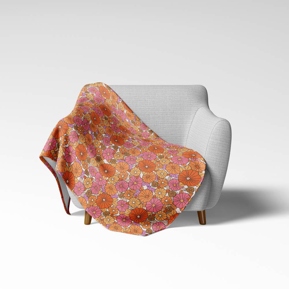 Флисовый плед Shabu Маковое поле