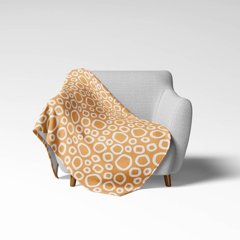 Флисовый плед Shabu Пузырьки в соке