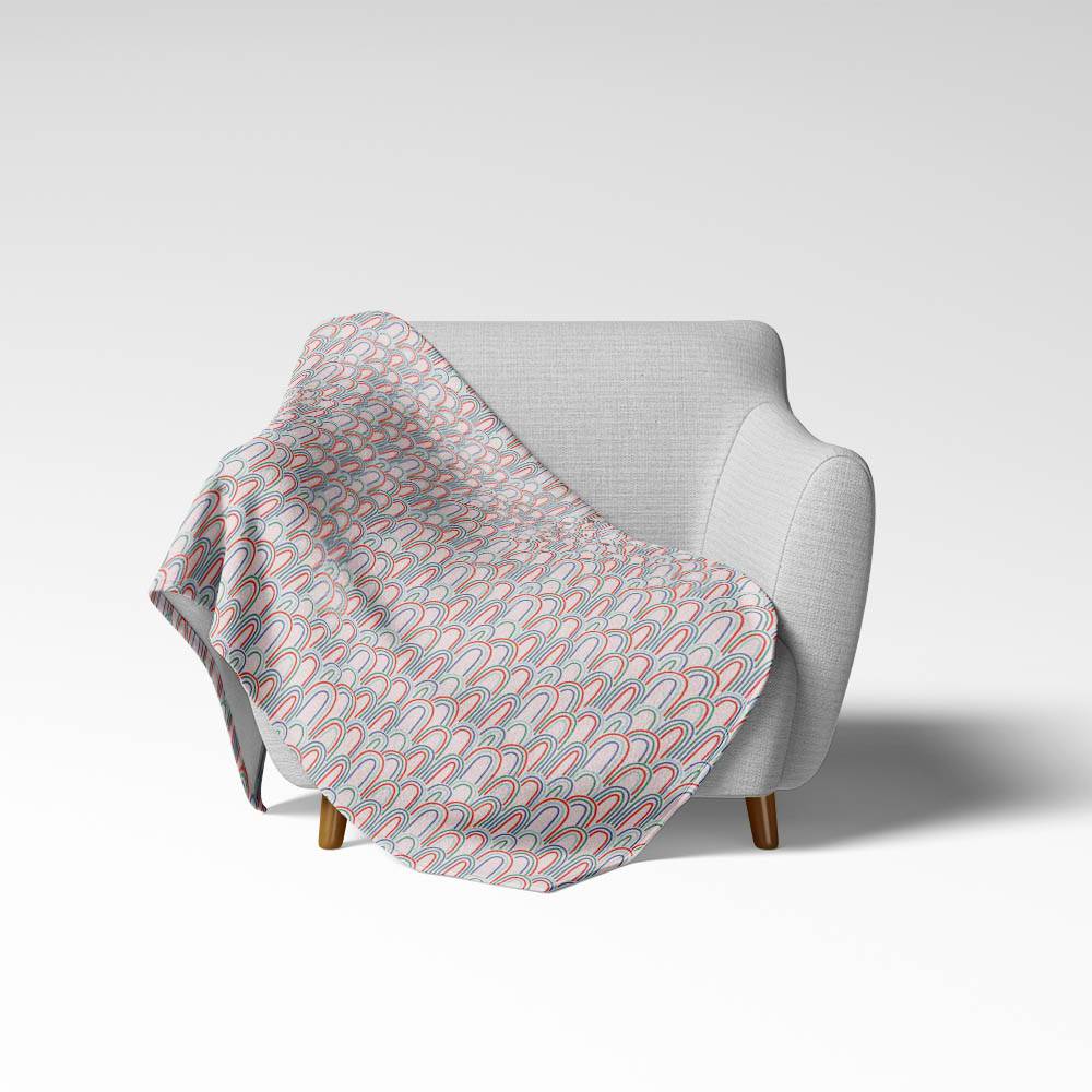 Флисовый плед Shabu Радуги — леденцы