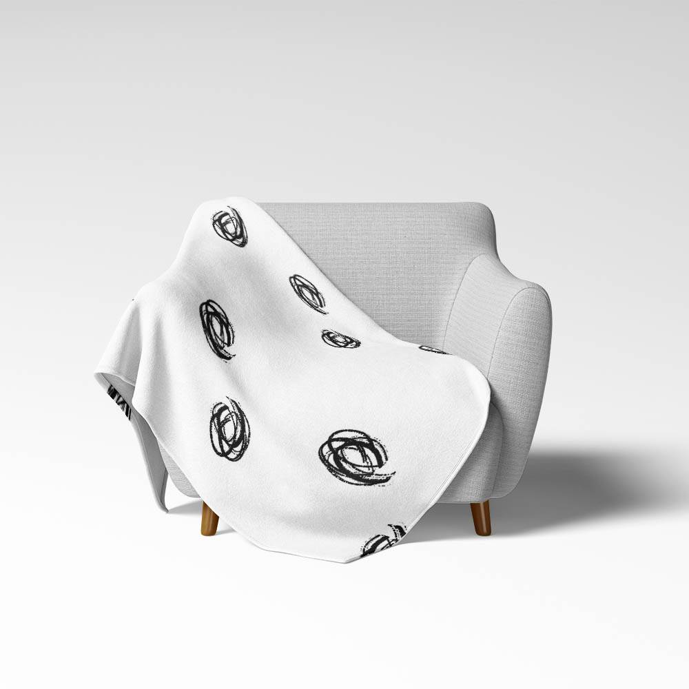 Флисовый плед Shabu Разводы